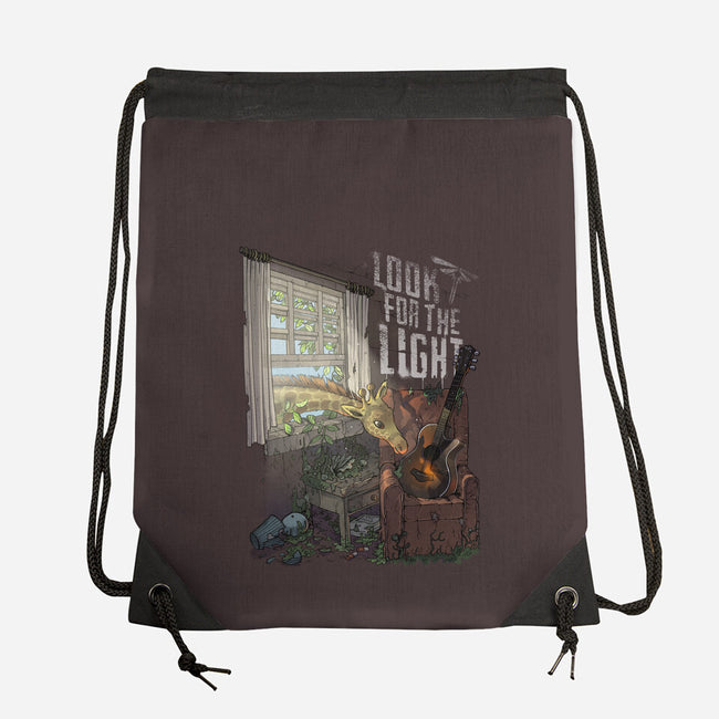 Always Look For The Light-none drawstring bag-MoisEscudero