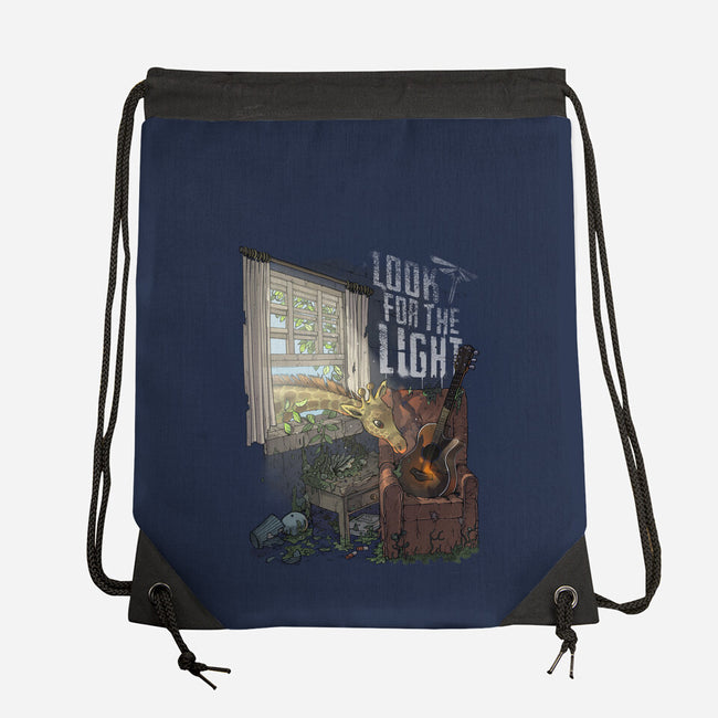 Always Look For The Light-none drawstring bag-MoisEscudero