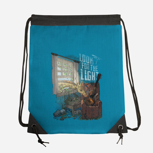 Always Look For The Light-none drawstring bag-MoisEscudero