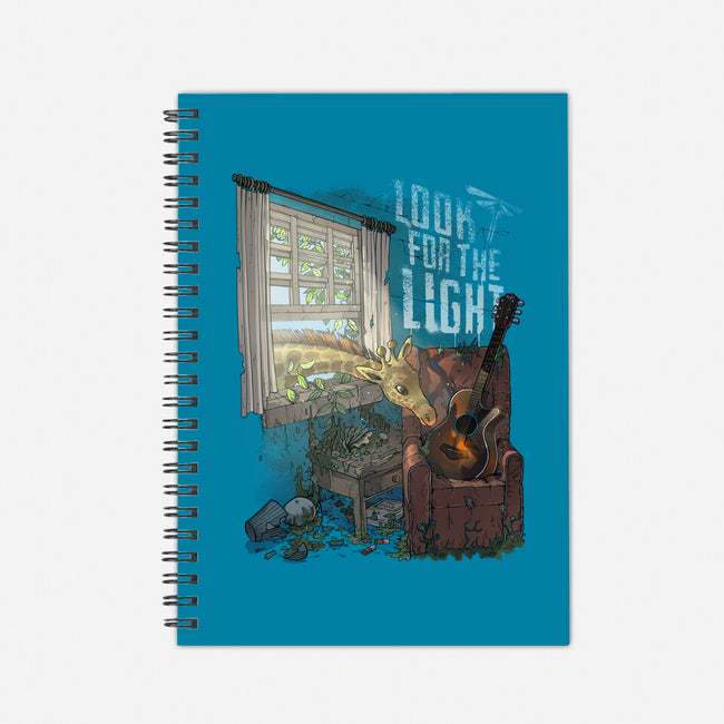 Always Look For The Light-none dot grid notebook-MoisEscudero