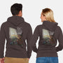 Always Look For The Light-unisex zip-up sweatshirt-MoisEscudero