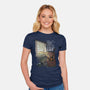 Always Look For The Light-womens fitted tee-MoisEscudero