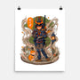 Samurai Bonsai-none matte poster-Bruno Mota