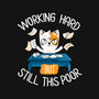 Working Hard Still This Poor-unisex zip-up sweatshirt-koalastudio