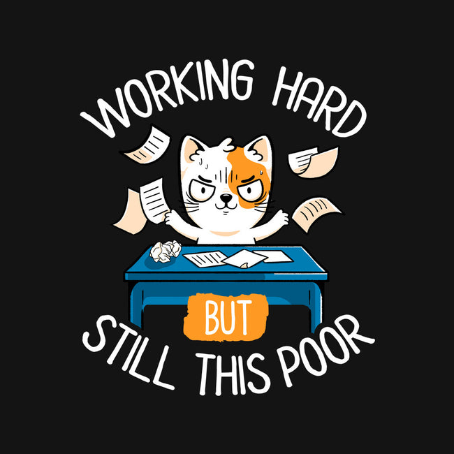 Working Hard Still This Poor-womens fitted tee-koalastudio