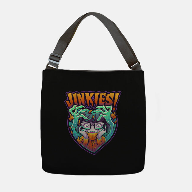 Jinkies!-none adjustable tote bag-Jehsee