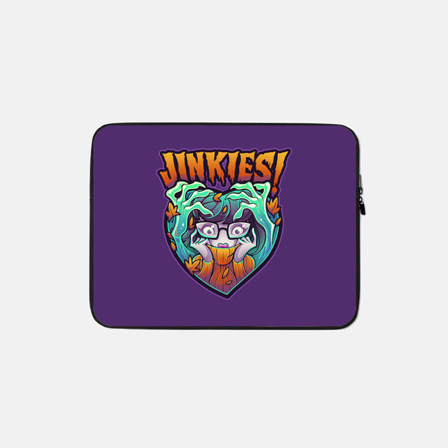 Jinkies!-none zippered laptop sleeve-Jehsee
