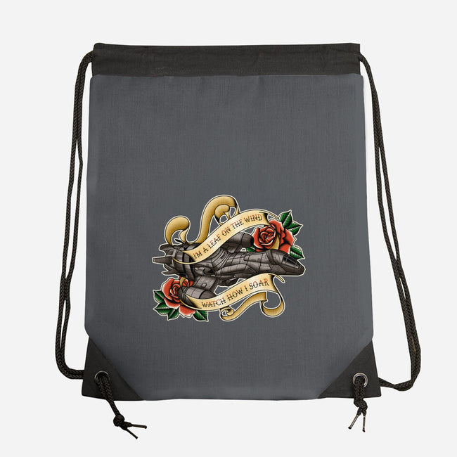 Smugglers Tattoo-none drawstring bag-retrodivision