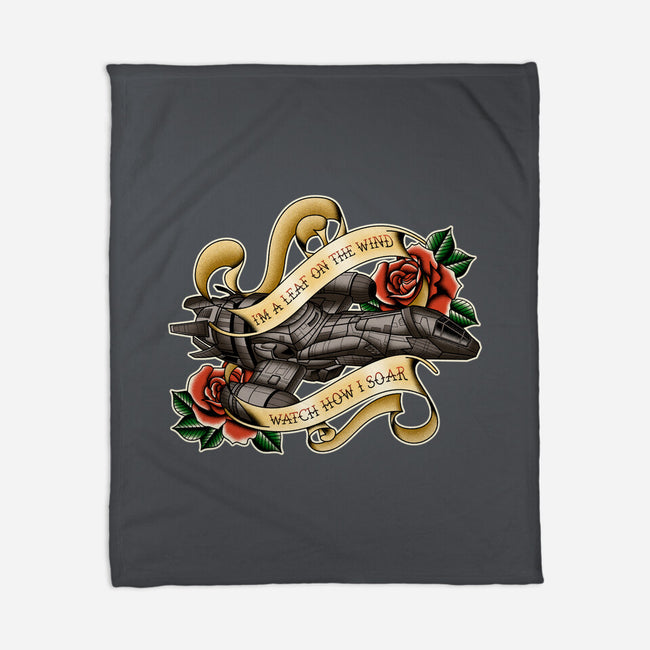 Smugglers Tattoo-none fleece blanket-retrodivision