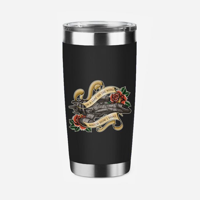Smugglers Tattoo-none stainless steel tumbler drinkware-retrodivision