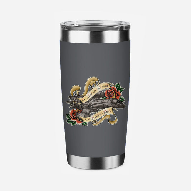Smugglers Tattoo-none stainless steel tumbler drinkware-retrodivision