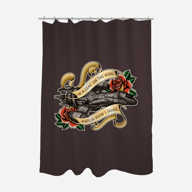 Smugglers Tattoo-none polyester shower curtain-retrodivision