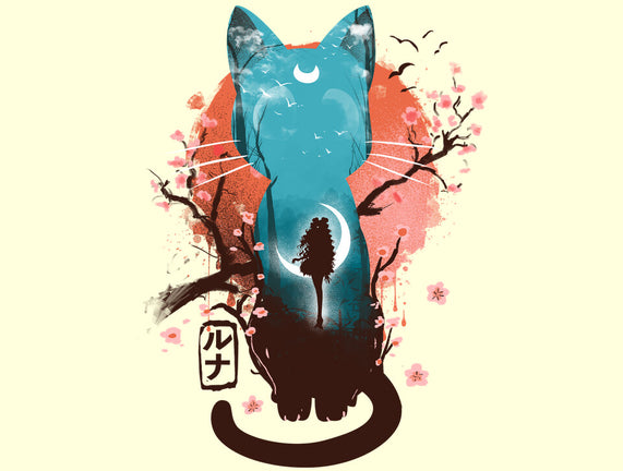 Japanese Moon Cat