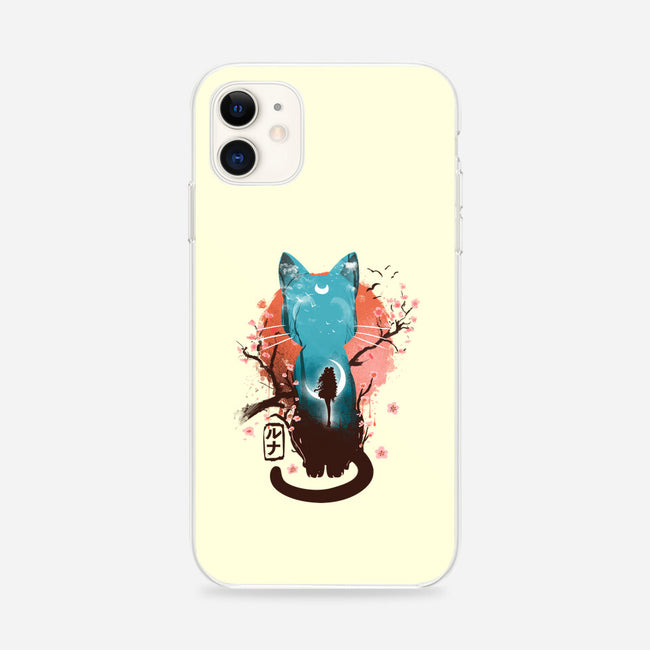 Japanese Moon Cat-iphone snap phone case-IKILO