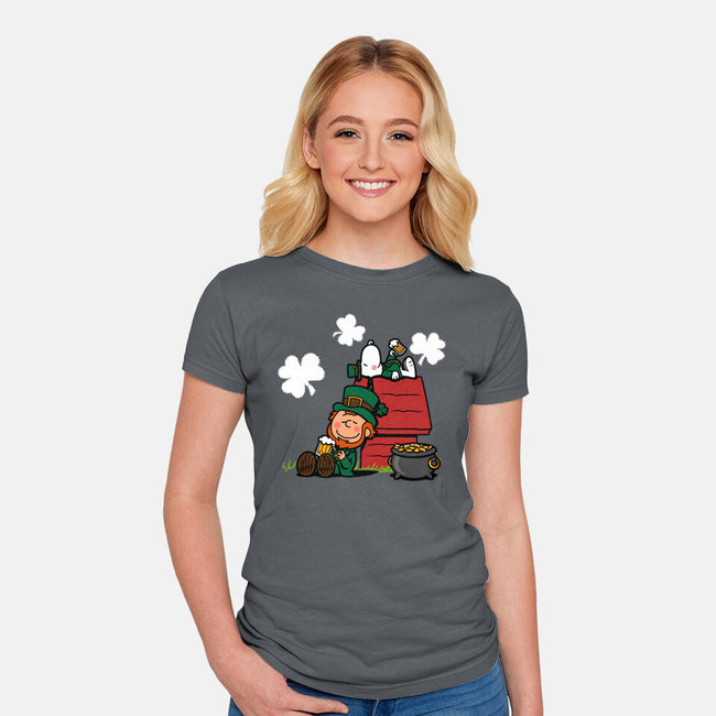 Irish Nuts-womens fitted tee-Boggs Nicolas