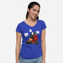 Irish Nuts-womens v-neck tee-Boggs Nicolas
