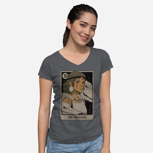 The Princess-womens v-neck tee-Hafaell