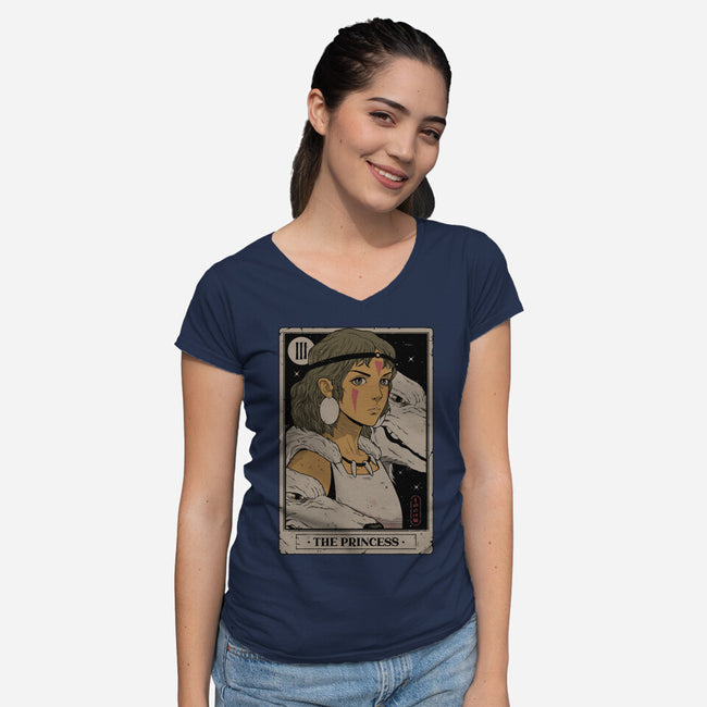 The Princess-womens v-neck tee-Hafaell