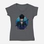 Autumn Wednesday-womens v-neck tee-Bruno Mota