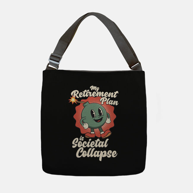 Societal Collapse-none adjustable tote bag-RoboMega