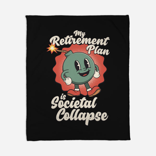 Societal Collapse-none fleece blanket-RoboMega