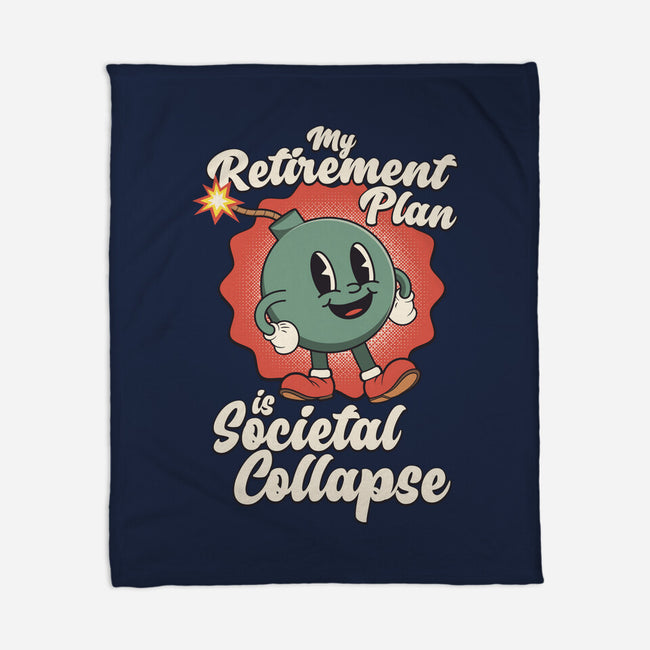 Societal Collapse-none fleece blanket-RoboMega