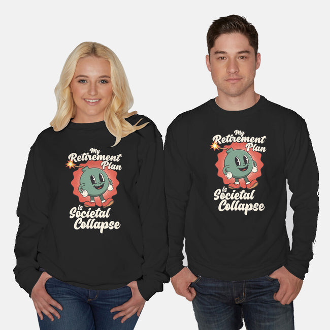 Societal Collapse-unisex crew neck sweatshirt-RoboMega