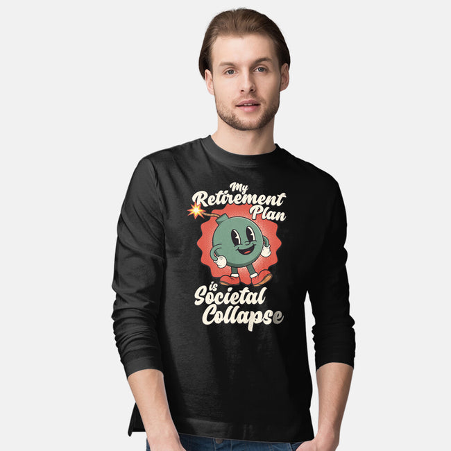 Societal Collapse-mens long sleeved tee-RoboMega