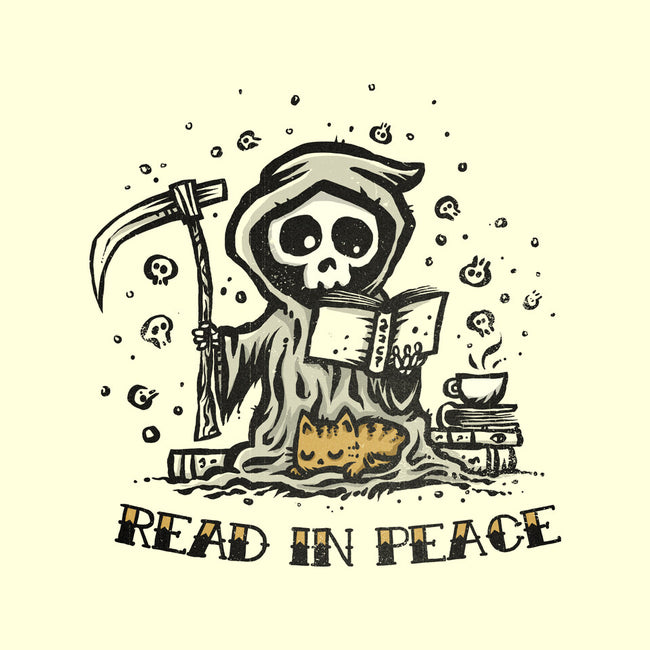 Reading In Peace-none matte poster-kg07