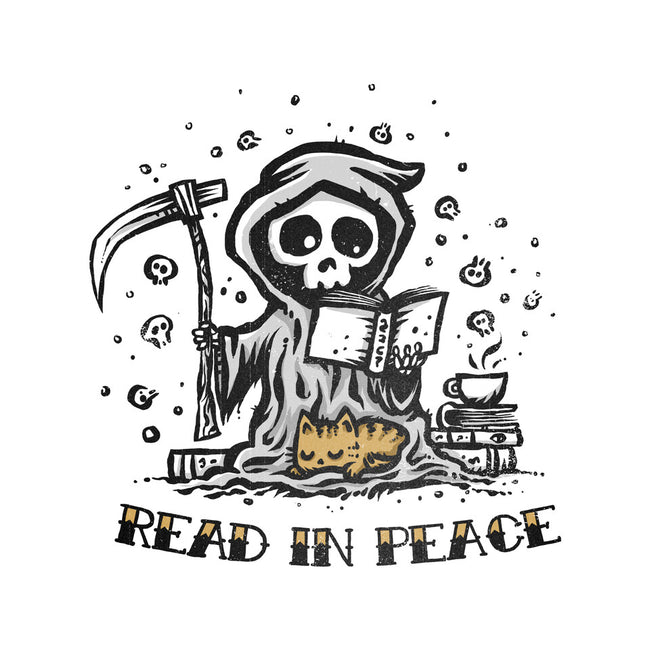 Reading In Peace-none fleece blanket-kg07