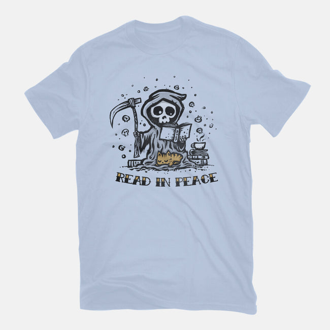 Reading In Peace-womens basic tee-kg07