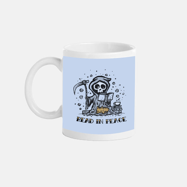 Reading In Peace-none mug drinkware-kg07