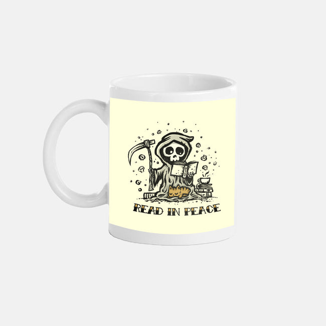 Reading In Peace-none mug drinkware-kg07