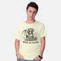 Reading In Peace-mens basic tee-kg07