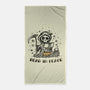Reading In Peace-none beach towel-kg07