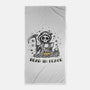 Reading In Peace-none beach towel-kg07