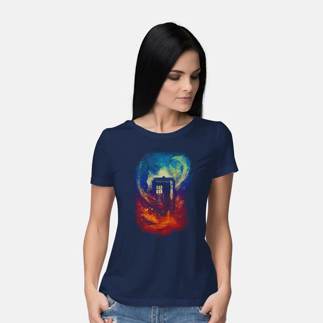 Color Vortex-womens basic tee-kharmazero
