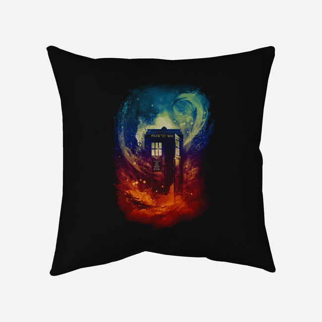 Color Vortex-none removable cover w insert throw pillow-kharmazero