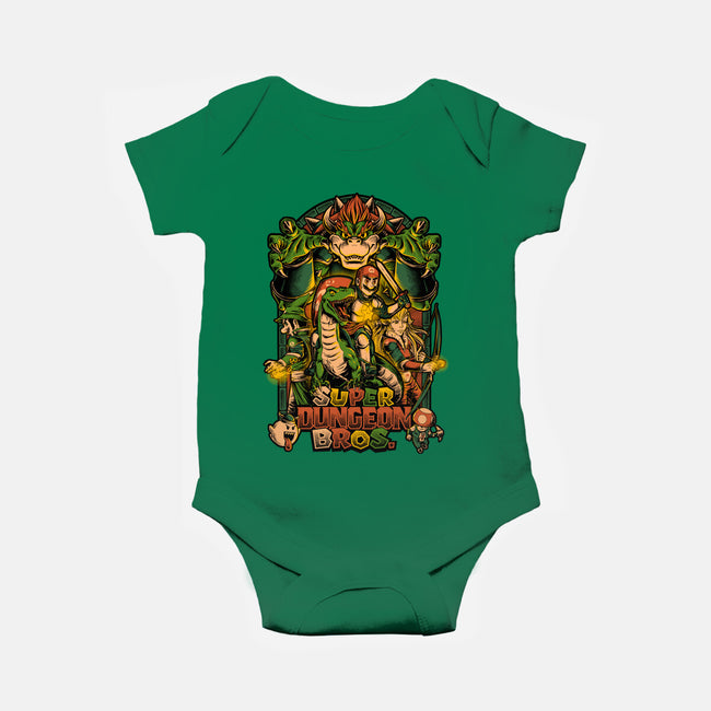 Super Dungeon Bros-baby basic onesie-Studio Mootant