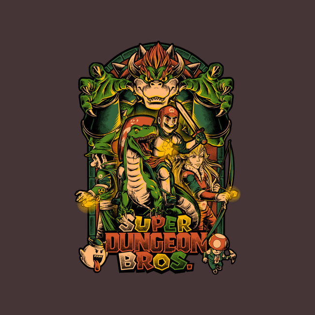 Super Dungeon Bros-none removable cover w insert throw pillow-Studio Mootant