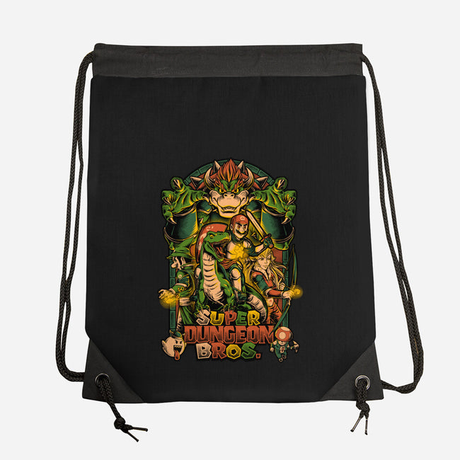 Super Dungeon Bros-none drawstring bag-Studio Mootant
