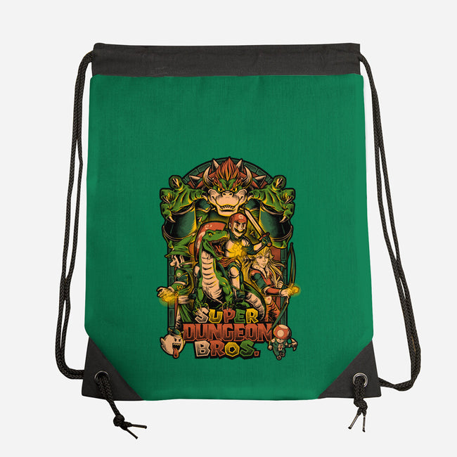 Super Dungeon Bros-none drawstring bag-Studio Mootant