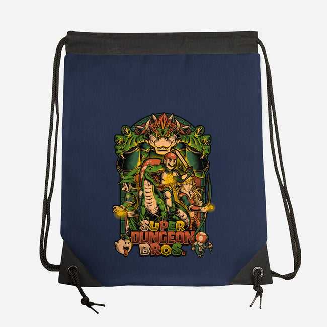 Super Dungeon Bros-none drawstring bag-Studio Mootant