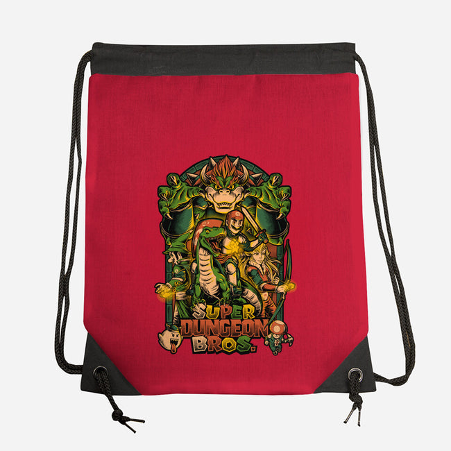 Super Dungeon Bros-none drawstring bag-Studio Mootant