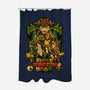 Super Dungeon Bros-none polyester shower curtain-Studio Mootant