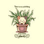 No Such Thing As Too Many Plants-none removable cover w insert throw pillow-TechraNova
