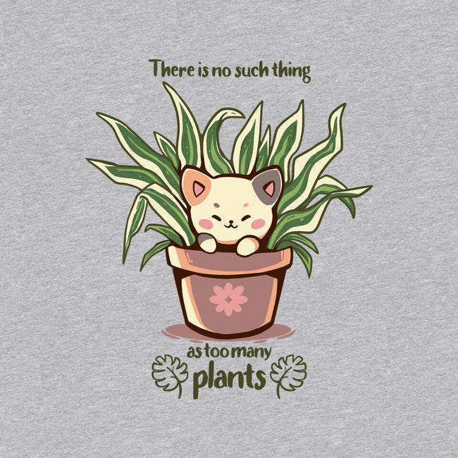 No Such Thing As Too Many Plants-womens v-neck tee-TechraNova