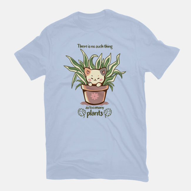 No Such Thing As Too Many Plants-unisex basic tee-TechraNova