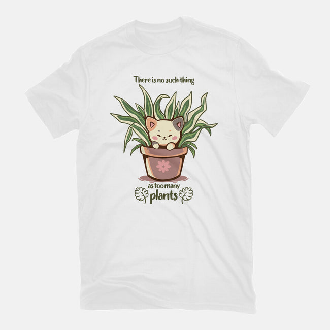 No Such Thing As Too Many Plants-youth basic tee-TechraNova