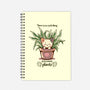 No Such Thing As Too Many Plants-none dot grid notebook-TechraNova